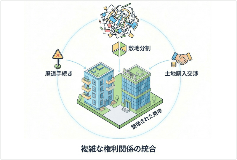 複雑な権利調整を含んだ「自社ビル建替え」プロジェクト